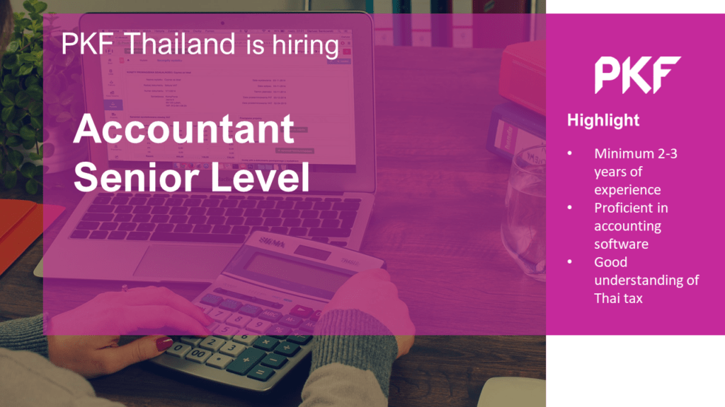 Accountant Senior Level PKF Thailand